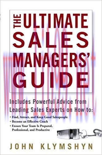 (PDF)The Ultimate Sales Managers’ Guide 1st Edition
