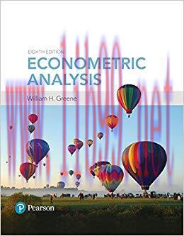 (PDF)Econometric Analysis 8th Edition by William H. Greene