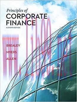 (PDF)eBook Online Access for Principles Of Corporate Finance, 11E, With Access Code For Connect...