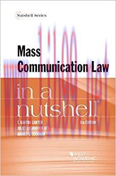 (PDF)Mass Communication Law in a Nutshell (Nutshells)