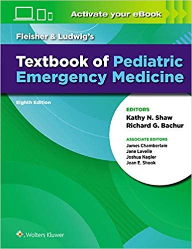 Fleisher and Ludwig’s Textbook of Pediatric Emergency Medicine 8th Edition(epub)