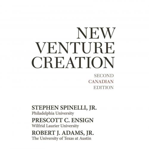 New Venture Creation 2nd Canadian Edition by Stephen Spinelli