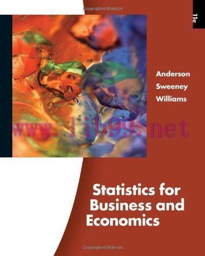 [FOX-Ebook]Statistics for Business and Economic, 11th Edition