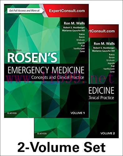 [AME]Rosen’s Emergency Medicine: Concepts and Clinical Practice: Volume – 1&2, 9th Edition (EPU...