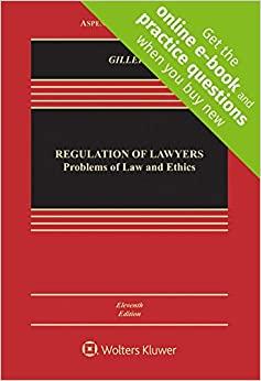 (PDF)Regulation of Lawyers Problems of Law and Ethics [Connected Casebook] (Aspen Casebook)