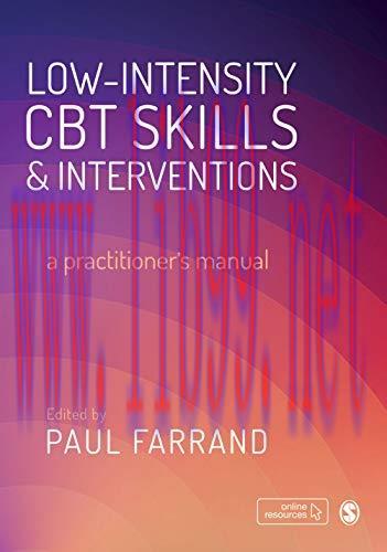 [AME]Low-intensity CBT Skills and Interventions: a practitioner′s manual (Original PDF)