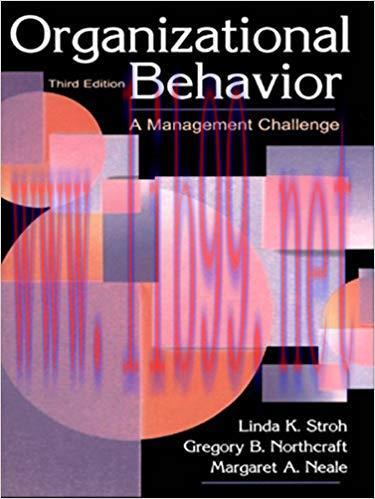 (PDF)Organizational Behavior: A Management Challenge 3rd Edition