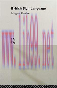 British Sign Language 1st Edition,