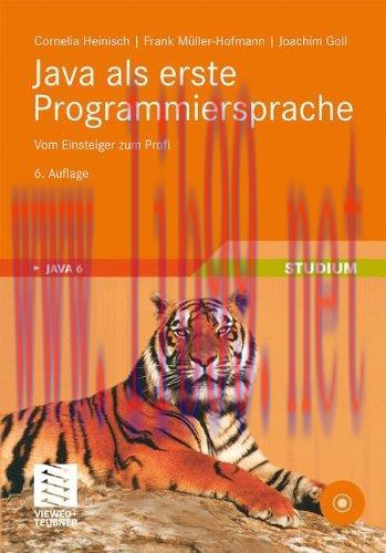 [FOX-Ebook]Java als erste Programmiersprache: Vom Einsteiger zum Profi