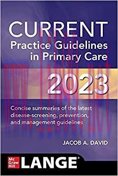 [AME]CURRENT Practice Guidelines in Primary Care 2023 (Original PDF)