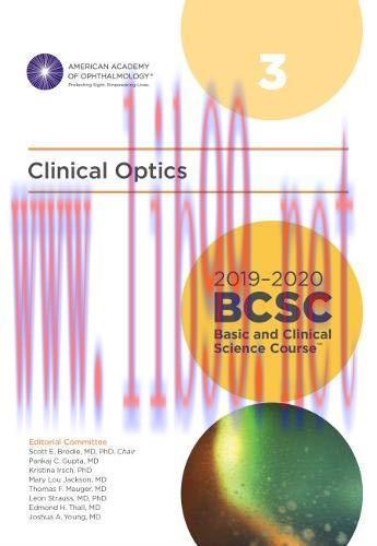 [AME]2019-2020 BCSC (Basic and Clinical Science Course), Section 03: Clinical Optics (Original ...