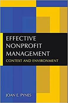 (PDF)Effective Nonprofit Management Context and Environment 1st Edition