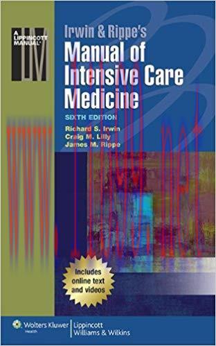 (PDF)Irwin & Rippe’s Manual of Intensive Care Medicine 6th Edition