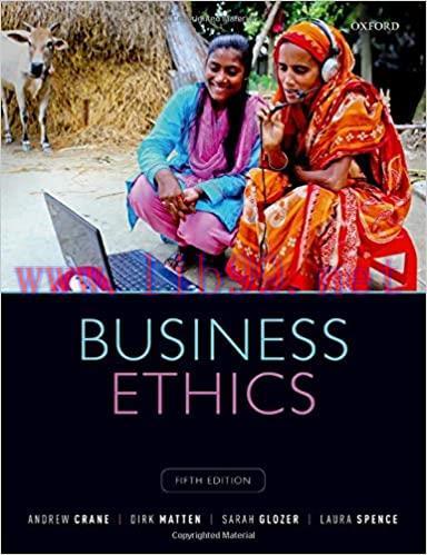 [PDF]Business Ethics 5th Canadian Edition [ANDREW CRANE]