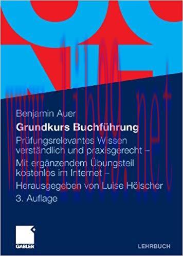 (PDF)Grundkurs Buchführung: Prüfungsrelevantes Wissen verständlich und praxisgerecht – Mit ergä...
