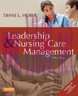 [AME]Leadership and Nursing Care Management, 5th Edition (Original PDF)