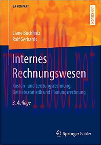 (PDF)Internes Rechnungswesen: Kosten- und Leistungsrechnung, Betriebsstatistik und Planungsrech...