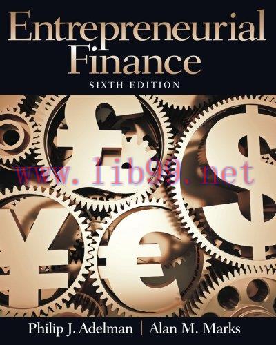 [FOX-Ebook]Entrepreneurial Finance, 6th Edition