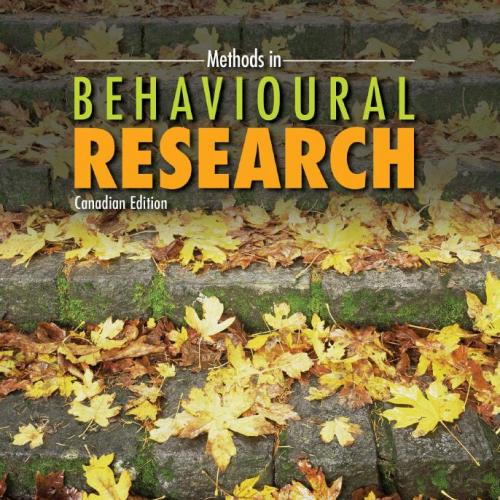 Methods in Behavioural Research Canadian Edition by Paul Cozby