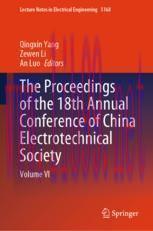 [PDF]The Proceedings of the 18th Annual Conference of China Electrotechnical Society: Volume VI
