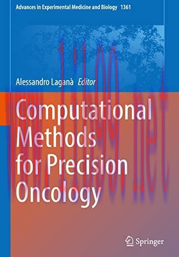 [AME]Computational Methods for Precision Oncology (Advances in Experimental Medicine and Biolog...