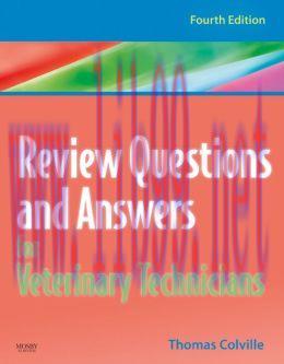 [AME]Review Questions and Answers for Veterinary Technicians – REVISED REPRINT, 4th Edition