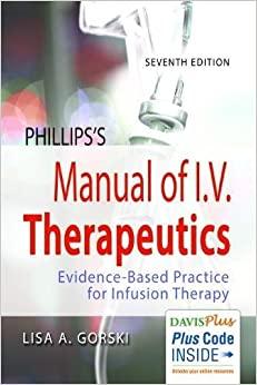 (PDF)Phillips’s Manual of I.V. Therapeutics Evidence-Based Practice for Infusion Therapy