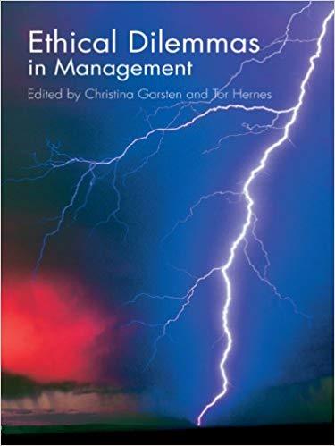 (PDF)Ethical Dilemmas in Management 1st Edition