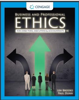 (IM)Business and Professional Ethics 9th Edition by Leonard J. Brooks.zip