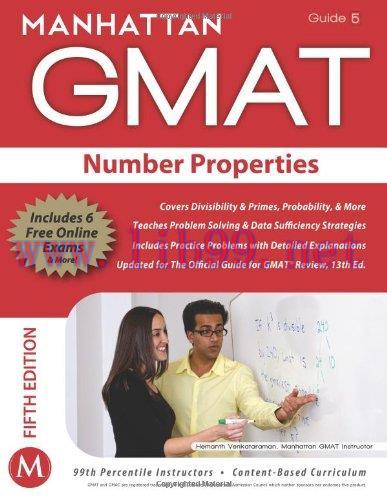 [FOX-Ebook]GMAT Strategy Guide, 5th Edition: Number Properties, Guide 5