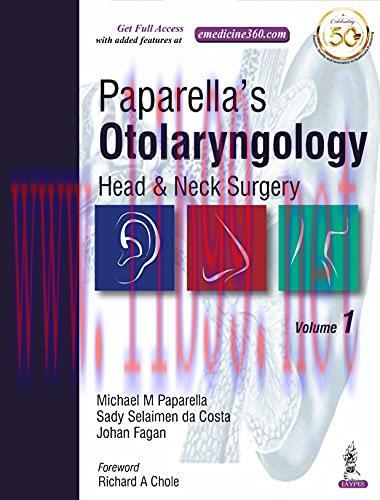 [AME]Paparella’s Otolaryngology, Head & Neck Surgery (2 Volumes): Two Volume Set (Original PDF)