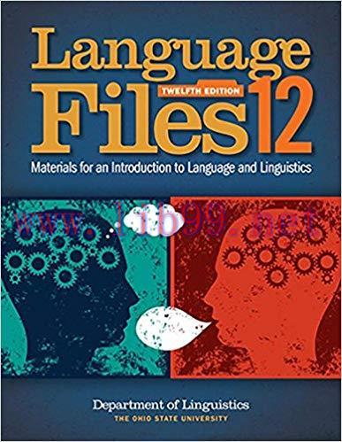 [PDF]Language Files Materials for an Introduction to Language and Linguistics, 12th Edition