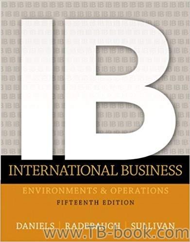 (PDF)International Business 15th Edition by John Daniels