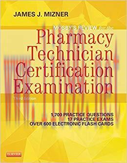 (PDF)Mosby’s Pharmacy Technician Exam Review – E-Book (Mosby’s Reviews) 3rd Edition