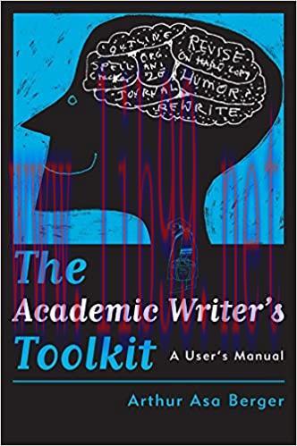 (PDF)The Academic Writer’s Toolkit: A User’s Manual