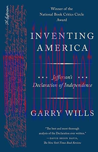 (PDF)Inventing America: Jefferson’s Declaration of Independence
