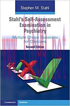 (PDF)Stahl’s Self-Assessment Examination in Psychiatry: Multiple Choice Questions for Clinician...