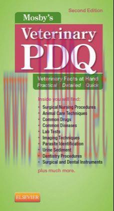 [AME]Mosby’s Veterinary PDQ, 2nd Edition