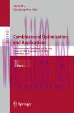 [PDF]Combinatorial Optimization and Applications: 16th International Conference, COCOA 2023, Ha...