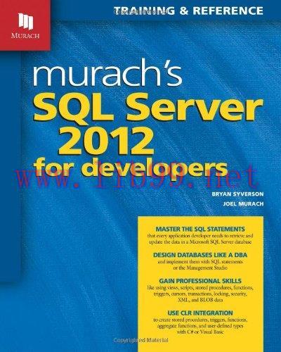 [FOX-Ebook]Murach's SQL Server 2012 for Developers