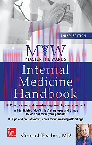 [AME]Master the Wards: Internal Medicine Handbook, Third Edition (ORIGINAL PDF from_ Publisher)