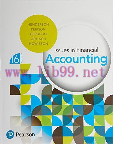[FOX-Ebook]Issues in Financial Accounting, 16th Edition