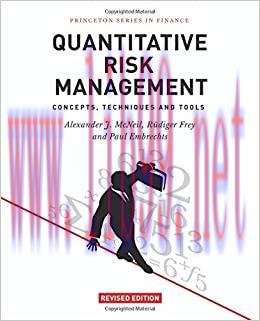 (PDF)Quantitative Risk Management: Concepts, Techniques and Tools – Revised Edition (Princeton ...