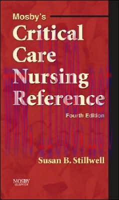 [AME]Mosby's Critical Care Nursing Reference, 4th Edition (Original PDF)