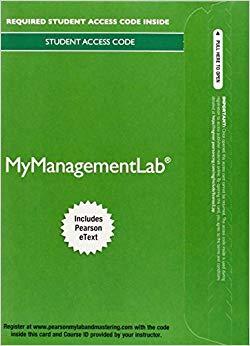 (PDF)MyManagementLab® with Pearson eText — Instant Access — for Management (My Management Lab) ...