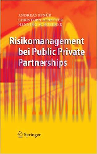 (PDF)Risikomanagement bei Public Private Partnerships (German Edition) 2010 Edition