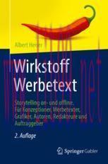 [PDF]Wirkstoff Werbetext: Storytelling on- und offline. Für Konzeptioner, Werbetexter, Grafiker...