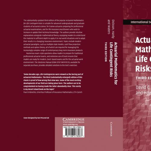 Actuarial Mathematics for life contingent risks 3rd edition