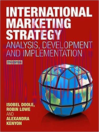 [PDF]International Marketing Strategy 7th Edition [Doole, Lowe]