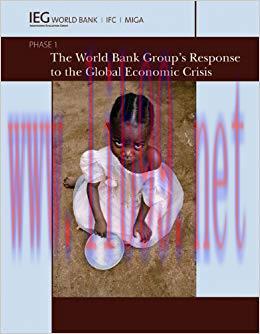(PDF)The World Bank Group’s Response to the Global Economic Crisis (Independent Evaluation Grou...